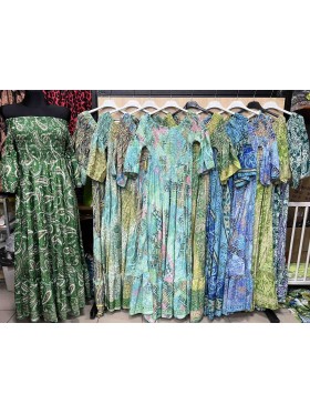 Sukienki jedwad  damskie , size uni paczka 10szt,mix  kolor