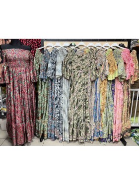 Sukienki jedwad  damskie , size uni paczka 10szt,mix  kolor
