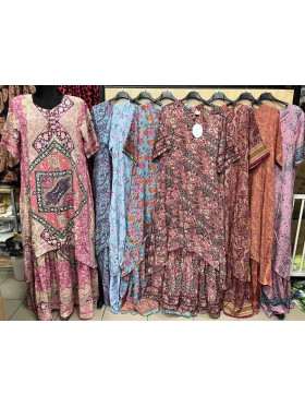Sukienki jedwad  damskie , size uni paczka 10szt,mix  kolor