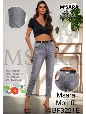 Jeansy damskie M'sara, size xs-xl paczka 10szt,
