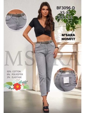 Jeansy damskie M'sara, size xs-xl paczka 10szt,