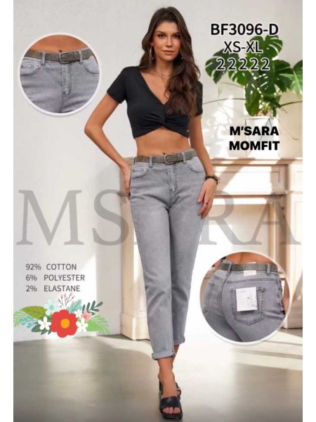 Jeansy damskie M'sara, size xs-xl paczka 10szt,