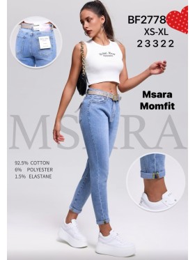 Jeansy damskie M'sara, size xs-xl paczka 12szt,