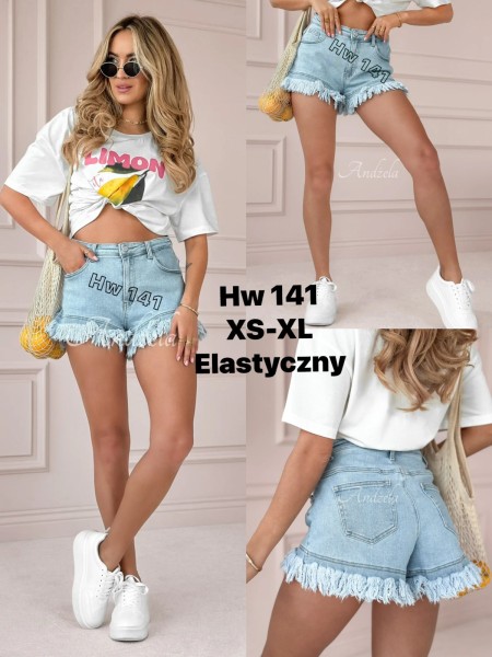 Spodenki jeansowe damskie , size XS-XL paczka 10szt,