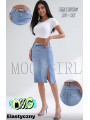 Spódnica długa jeansowa damska , size 26-32 paczka 12szt,
