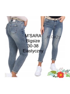 Jeansy damskie M'sara, size 30-38 paczka 10szt,
