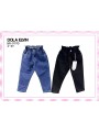 Spodnie jeans dzieciece rozm 2-6 lat, paczka 5szt, 1 kolor