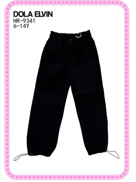 Spodnie jeans dzieciece rozm 6-14 lat, paczka 5szt, 1 kolor
