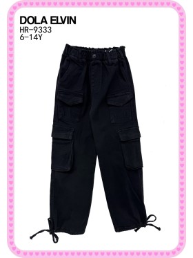 Spodnie jeans dzieciece rozm 6-14 lat, paczka 5szt, 1 kolor