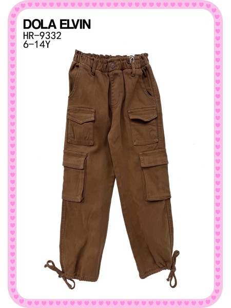 Spodnie jeans dzieciece rozm 6-14 lat, paczka 5szt, 1 kolor
