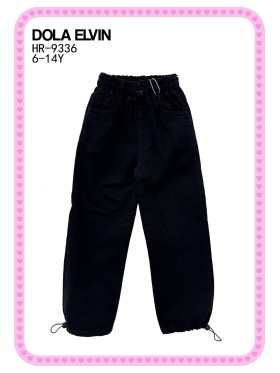Spodnie jeans dzieciece rozm 6-14 lat, paczka 5szt, 1 kolor