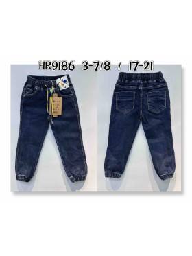Spodnie jeans dzieciece rozm 3-8 lat, paczka 5szt, 1 kolor