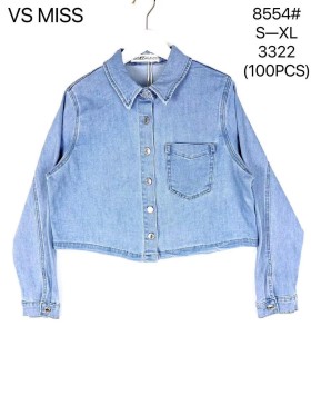 Kurtki Jeansowe damskie , size s-xl paczka 10szt,