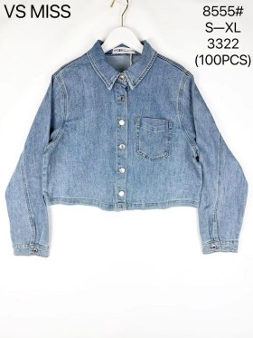 Kurtki Jeansowe damskie , size s-xl paczka 10szt,