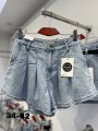 Spodenki jeansowe damskie M'sara, size 34-42 paczka 10szt,