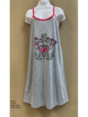 Koszule nocne  damskie , Size s-2xl,paczka 10szt,1kolor