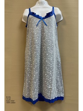 Koszule nocne  damskie , Size m-3xl,paczka 10szt,1kolor