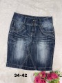 Spódnica krótka  jeansowa damska , size 34-42 paczka 10szt,