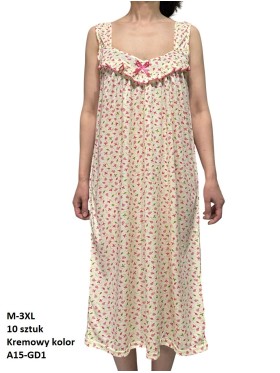 Koszule nocne  damskie , Size m-3xl,paczka 10szt,1kolor