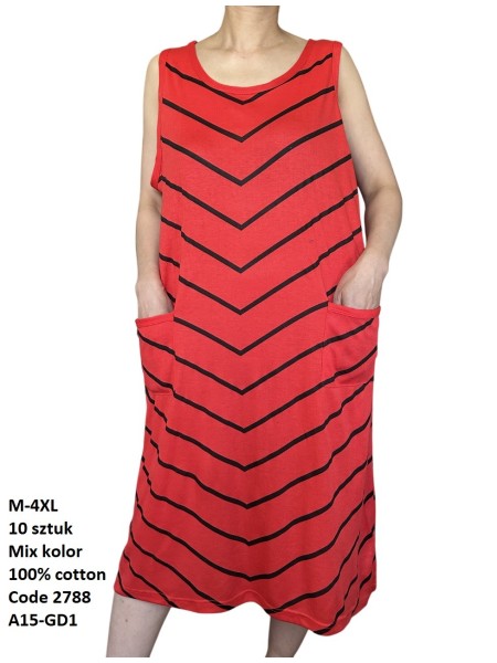 Koszule nocne  damskie , Size m-4xl,paczka 10szt,mix kolor