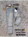 Jeansy damskie M'sara, size M-3xl paczka 12szt,