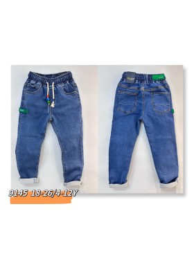 Spodnie jeans dzieciece rozm 4-12 lat, paczka 5szt, 1 kolor
