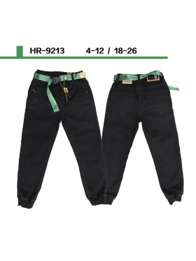 Spodnie jeans dzieciece rozm 4-12 lat, paczka 5szt, 1 kolor
