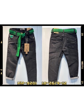 Spodnie jeans dzieciece rozm 4-12 lat, paczka 5szt, 1 kolor