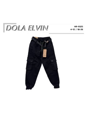 Spodnie jeans dzieciece rozm 4-12 lat, paczka 5szt, 1 kolor
