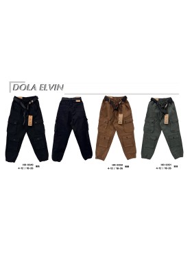 Spodnie jeans dzieciece rozm 4-12 lat, paczka 5szt, 1 kolor