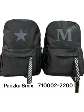 Plecaki damskie (standard 6szt ,mix kolor .)