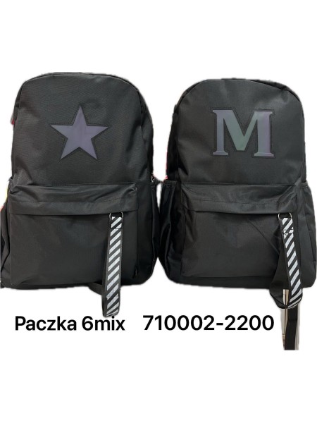 Plecaki damskie (standard 6szt ,mix kolor .)