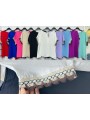 Bluzki damskie wloskie, Size uni ,paczka 6szt,mix kolor