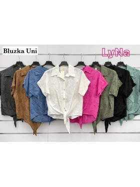 Bluzki damskie wloskie, Size uni ,paczka 6szt,mix kolor