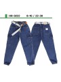Spodnie jeans dzieciece rozm 8-16 lat, paczka 5szt, 1 kolor