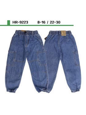 Spodnie jeans dzieciece rozm 8-16 lat, paczka 5szt, 1 kolor