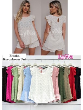 Bluzki damskie wloskie, Size uni ,paczka 6szt,mix kolor