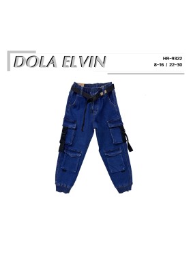 Spodnie jeans dzieciece rozm 8-16 lat, paczka 5szt, 1 kolor
