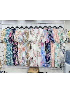 Sukienki damskie wloskie, Size uni ,paczka 6szt,mix kolor