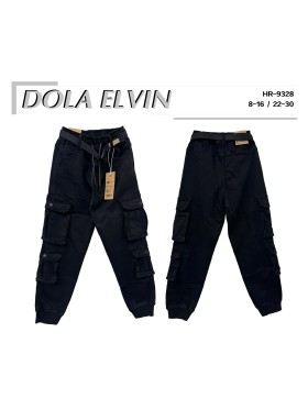 Spodnie jeans dzieciece rozm 8-16 lat, paczka 5szt, 1 kolor
