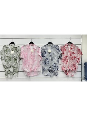 Bluzki damskie wloskie, Size uni ,paczka 6szt,mix kolor