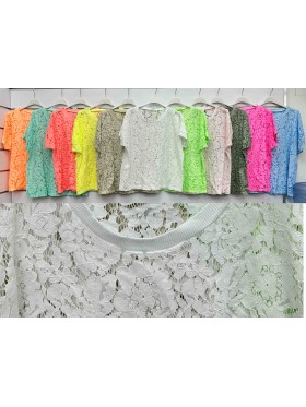 Bluzki damskie wloskie, Size uni ,paczka 6szt,mix kolor