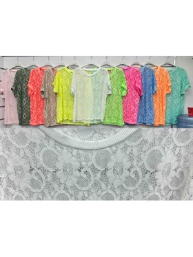 Bluzki damskie wloskie, Size uni ,paczka 6szt,mix kolor