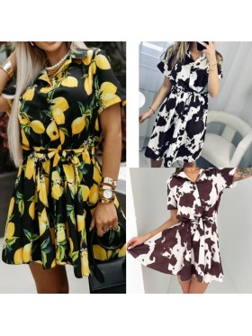Sukienki damskie wloskie, Size uni ,paczka 6szt,mix kolor