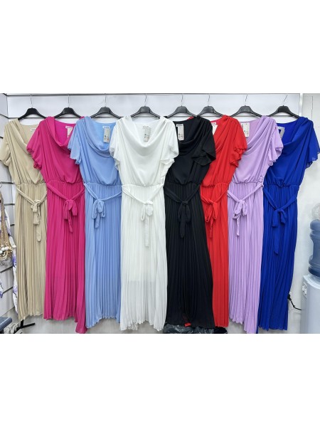 Sukienki damskie wloskie, Size uni ,paczka 6szt,mix kolor