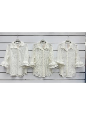 Bluzki damskie wloskie, Size uni ,paczka 6szt,mix kolor