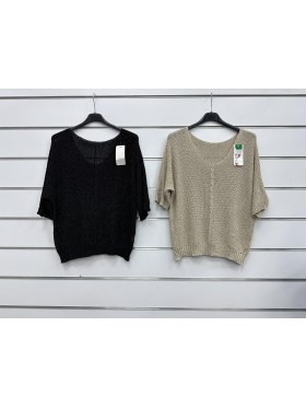 Bluzki damskie wloskie, Size uni ,paczka 6szt,mix kolor