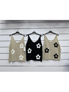 Bluzki damskie wloskie, Size uni ,paczka 6szt,mix kolor