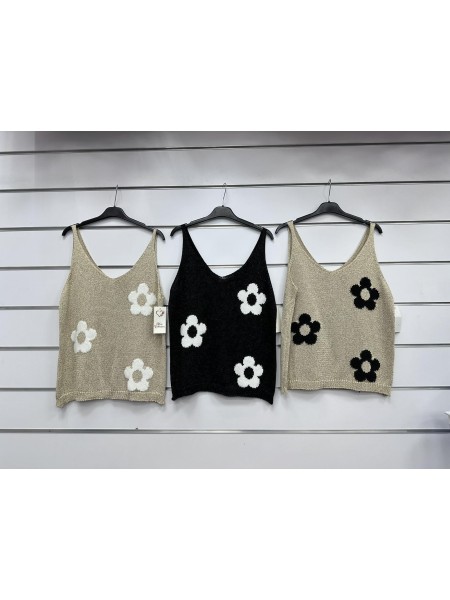 Bluzki damskie wloskie, Size uni ,paczka 6szt,mix kolor