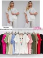 Bluzki damskie wloskie, Size uni ,paczka 6szt,mix kolor